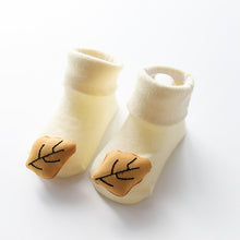 Load image into Gallery viewer, Excellent Quality Baby Girl Foot Socks Funny Happy Socks Newborn Rubber Anti Slip Socks